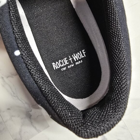 ROGUE + WOLF Ghost Party Slipons Size 10 M  11.5 W Vegan Canvas Shoes NEW Unisex - Picture 9 of 11